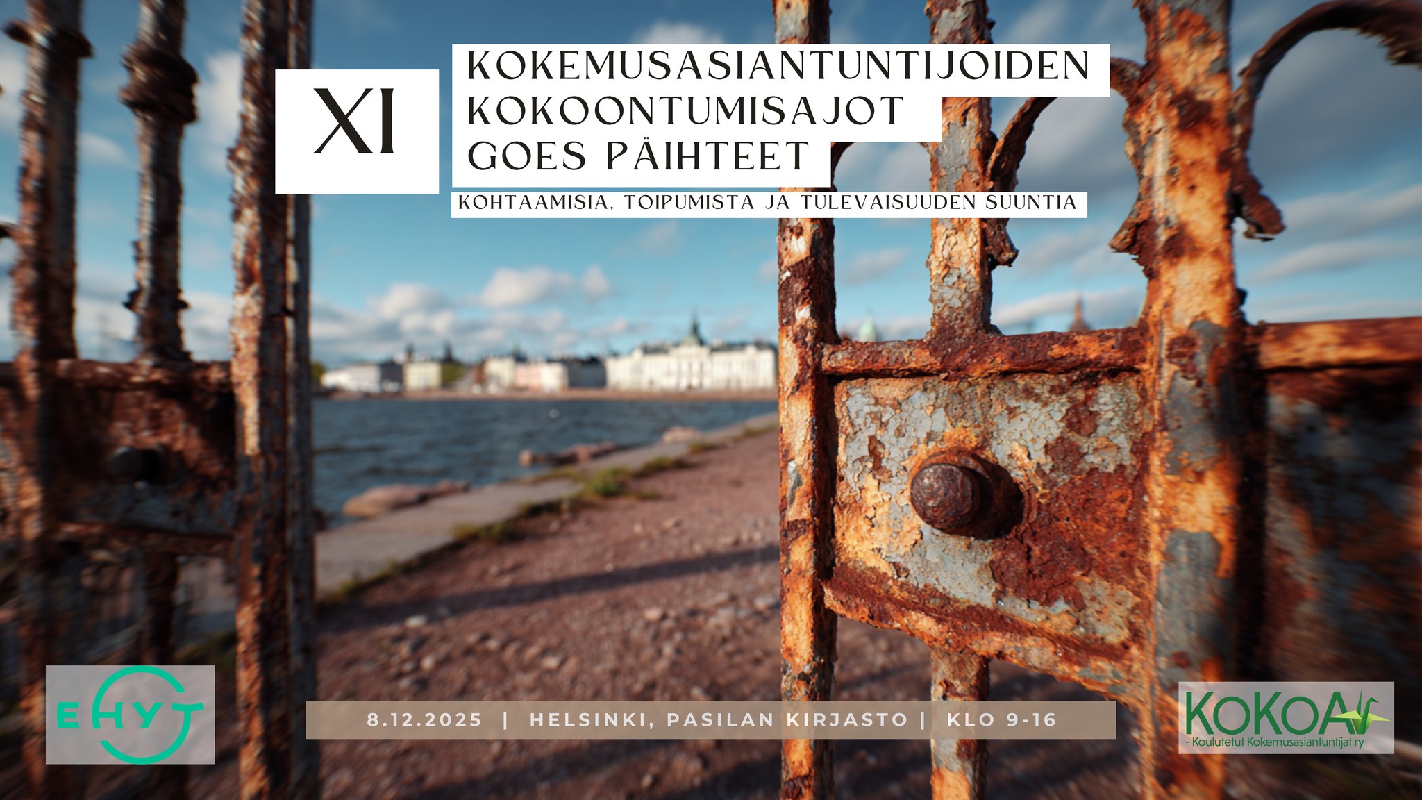 Vuoden merkittävin kokemusasiantuntijatapahtuma ma 8.12.2025 klo 9-16! XI